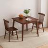 Ft nogal madera maciza pura mesa cuadrada pequeña mesa de comedor mesa de comedor cuadrada para el hogar mesa para apartamento pequeño combinación de mesa y silla comida cuadrada