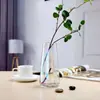 Cristal mágico láser europeo y americano puro hecho a mano arreglo floral para sala de estar popular en el hogar jarrón hidropónico