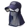 Gorra de béisbol de verano para mujer, protección solar para el cuello, chal, gorra con visera ajustable para hombre, sombrero para el sol transpirable de red, transfronterizo