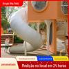 Projeto da área de atividade infantil residencial, fábrica de slides de aço inoxidável, personalização de equipamentos de diversão de brinquedo grande ao ar livre