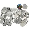 Materiais para Insígnias Metálicas de Folha de Flandres, Insígnias Brilhantes com Suporte de Ferro, Suprimentos para DIY, Materiais para Insígnias em Branco, Fornecimento Direto do Fabricante