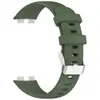 Novo Adequado para Pulseira Huawei 9/9NFC Pulseira de Silicone HUAWEIband8/8NFC Pulseira com Fivela Prateada