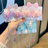 Super Fada Traje Tang Dinastia Han Crianças Acessórios de Cabelo Estilo Antigo Franja Presilha de Cabelo de Princesa Menina Flor de Cabeça Fofa Acessórios de Cabeça para Bebê