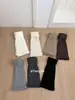 Cubrezapato Calentito de Otoño con Solapa, Color Sólido y Borde Acampanado, Calcetines de Punto Holgados Estilo Coreano, Cubrezapatos de Canalé de Moda