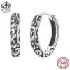Pendientes Aifule con hebilla de oreja con diseño retro simple de plata de ley s925, combinables a diario, joyería, pendientes, venta caliente transfronteriza para mujeres