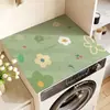 Funda simple de tierra de diatomeas para lavadora de tambor, funda a prueba de polvo, funda absorbente de agua y resistente al sol para refrigerador, base a prueba de polvo para mesita de noche
