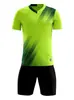 Traje de ropa de fútbol para hombre, ropa de entrenamiento para adultos, ropa deportiva de manga corta para niños, camiseta de juego de secado rápido para estudiantes de secundaria