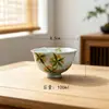 Nuevo soporte de cerámica para tetera de osmanthus pintado a mano, una bandeja de té pequeña y fresca de color amarillo anaranjado para uso doméstico, una mesita de té pequeña y accesorios para ceremony de té para servir té y bocadillos