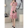 Vestido Floral para Mujer, Nuevo Diseño Verano 2026, Estilo Francés de Nicho, Moda de Alta Gama, Vestido Retro Ceñido a la Cintura