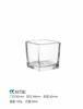 Vaso de Vidrio Vacío para Velas Aromaterapia Caseras DIY Taza Portavelas de Vidrio con Cera Vaso de Vidrio Transparente Portavelas para Hogar Dormitorio