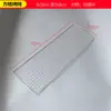 Rejilla Rectangular Gruesa de Acero Inoxidable para Barbacoa Rejilla de Barbacoa para Exteriores Malla Cuadrada Densa para Secado Cortina de Lámina de Malla para Parrilla