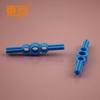 Dhsg65138 Anillo de almohadilla azul, pino de doble poste con pino de doble poste octogonal con orificio grande, tecnología de poste, piezas de producción pequeñas