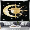 Tapeçaria Amazon Comércio Transfronteiriço Pendurado Viking Corvo Meditação Cigano Psicodélico Tarot Pano de Fundo