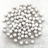 Acrílico Colorido Agujero Recto Crack Flor Colorida Cuentas Florales Cerámica de Imitación Efecto de Puntos Pulverizados Cuentas Redondas Pulsera DIY Accesorios con Cuentas