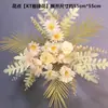 Nova decoração de casamento flor artificial de casamento teto flor artificial flor de plástico fileira de chão guia de flores arranjo de flores palco T