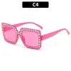2026 Nuevas Gafas de Sol de Moda Europea y Americana Estilo Clásico Montura Grande Estrellada, Gafas de Sol Versátiles Personalizadas Incrustadas con Diamantes, Artículo Más Vendido