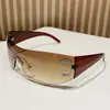 Nuevas Gafas de Sol de Una Pieza de Moda Versátiles Europeas y Americanas Gafas de Sol para Mujer Anti-UV Gafas de Sol de Moda Sencillas