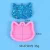 Llavero Colgante de Unicornio Troyano de Hueso de Mariposa DIY Molde de Silicona con Espejo Colgante de Elefante Molde de Goma para Resina Epoxi