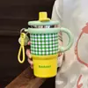 Nueva Taza de Agua de Oficina para Mujer de Alta Calidad con Revestimiento Interior de Cerámica, Taza Térmica de Acero Inoxidable, Exquisita Taza de Agua de Regalo al por Mayor