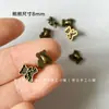8mm Vintage Pequeno Feito à Mão DIY Bjd Mini Bronze Antigo 5 Botões Tecido Âncora Roupas de Boneca 746 Jinhua