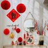 Venta al por mayor bola de panal boda decoración colgante de techo individual rojo rosa sala de bodas sala de estar Día de Año Nuevo pasillo ventana linterna