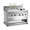 Cozinheiro Elétrico Comercial de Macarrão com Seis Furos para Sopa, Fogão de Sopa de Macarrão, Panela de Dumpling, Balde de Sopa, Multifuncional