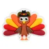 Clip para bolígrafo de PVC de pavo de dibujos animados del Día de Acción de Gracias transfronterizo, clip decorativo DIY para lápiz de hoja de arce de otoño, piña, pajilla