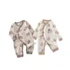 Roupas Confortáveis de Borboleta para Bebê Macacões de Bebê Classe A Macacão para Recém-Nascido Roupas de Bebê para Outono Body de Bebê 100% Algodão