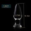 Vidrio de Cristal Masturbación Femenina Tapón Anal para Punto G Serie Calabaza Bebé Productos Sexuales Sexys para Adultos