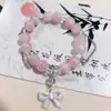 Nuevo Pulsera Geométrica de Cristal Estilo Chino para Niñas Ins Pulsera Dulce de Cuentas Rotas para Estudiantes Joyería de Moda Versátil Venta al por Mayor