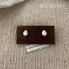Onihan Plata de Ley S925 Moda Redonda Cepillada Combinación de Collar Pendientes Anillo Lujo Ligero Diseño de Nicho Sentido Avanzado
