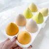 Set de Esponjas de Maquillaje Macaron, Súper Suaves y que No Absorben el Polvo, Rosa Delicado, Adecuado para Uso Seco y Húmedo, Maquillaje para Estudiantes