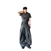 Nova Camisa de Verão 100% Algodão de Manga Curta com Cintura Marcada por Fita para Homens e Mulheres, Jaqueta Camisa de Manga Curta com Textura Preguiçosa de Alta Qualidade