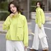 Jaqueta Casual Solta Simples da Moda Outono 2026