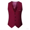 Primavera e outono nova moda britânica terno dos homens colete slim - fit colete dos homens colete coreano terno colete elegante bonito