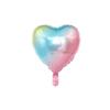 Globo de Aluminio en Forma de Corazón de 18 Pulgadas Arreglo de Nochevieja Amor Decoración de Cumpleaños 2025 Globo Flotante a Cuadros de Frutas