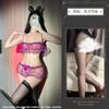 Novo Conjunto de Lingerie Sexy do Fabricante Renda Vazada Transparente Sutiã Transparente Envolto no Peito Paixão Conjunto de Três Peças para Entrega