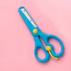 Tijeras Infantiles para Manualidades, Papelería para Niños, Materiales de Arte para Estudiantes de Primaria, Corte de Papel para Jardín de Infancia, Tijeras Seguras de Plástico con Punta Redonda al por Mayor