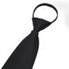 Song Xiaoxia Seda Poliéster Formal de Negócios Jacquard Profissional Listras Diagonais Zíper Preguiçoso Gravata Masculina Fácil de Puxar Tendência