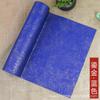 Rolo Longo Colorido Dourado, Papel Azul e Vermelho Semi-Cru e Semi-Processado para Criação de Obras de Caligrafia e Pintura Tradicional Chinesa