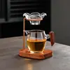 Accesorios estante para fugas de té de pera taza de presentación filtro de té filtro de té integrado juego de té compartimento de té embudo estante colador de té