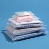 En stock envío gratis bolsa transparente con cremallera para ropa bolsa de EVA translúcida PE para ropa interior calcetines de niños toalla almacenamiento de ropa