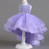 Vestido de Princesa, Vestido de Dama de Honor, Vestido Tutú, Vestido para Pasarela Infantil, Vestido de Noche para Concierto de Piano, Vestido de Piano Infantil