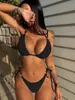Bikini de Natación Modelo Nuevo 2026 para Mujer, Traje de Baño Sexy Estilo Europeo y Americano, Dos Piezas Transfronterizo de Aliexpress Lg273