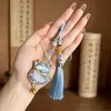 2026 Canção de Venda Quente Brocado Gato da Sorte Pingente de Franja Novo Estilo Chinês Ornamento Pendurado Retro Estilo Nacional Acessório Broche Cheongsam