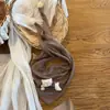 Cachecol triangular de bebê para outono e inverno, com pompons e estampas de animais de desenho animado, cachecol de tricô para bebês se manterem aquecidos ao sair, protetor de pescoço à prova de vento para crianças