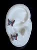 Lujo Ligero y de Gama Alta Clavos para Hélice Hueso del Oído de Hielo y Fuego Tornillo de Acero de Titanio Bolas Pendientes Pendientes Y2K Joyería para Mujer Venta al por Mayor