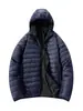 Chaqueta de Algodón Unisex Vintage 1996, Abrigo Delgado de Algodón con Capucha y Cuello Alto para Hombre, Talla Europea y Americana de Primavera, Versátil Casual para Hombre
