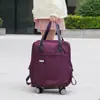 Bolsa con Carrito de Ruedas Universal Ligera, Maleta de Mano para Viaje, Carrito Desmontable, Mochila Plegable para Distancias Cortas, Mochila para Equipaje de Estudiante