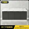Gabinetes con encimera de pizarra, gabinetes de cocina de mármol para el hogar, estufa simple, gabinetes de cocina con almacenamiento integrado, otros